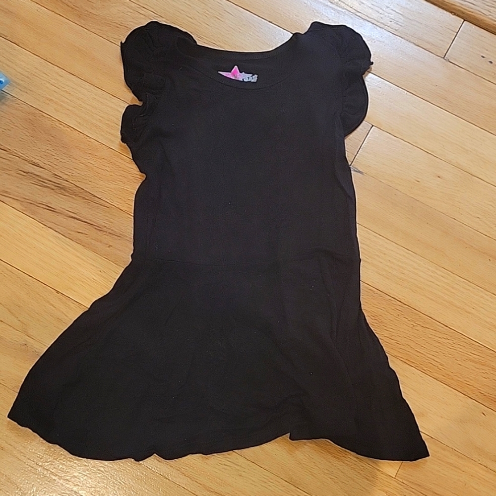 Hannah Sky Jersey Black Dress